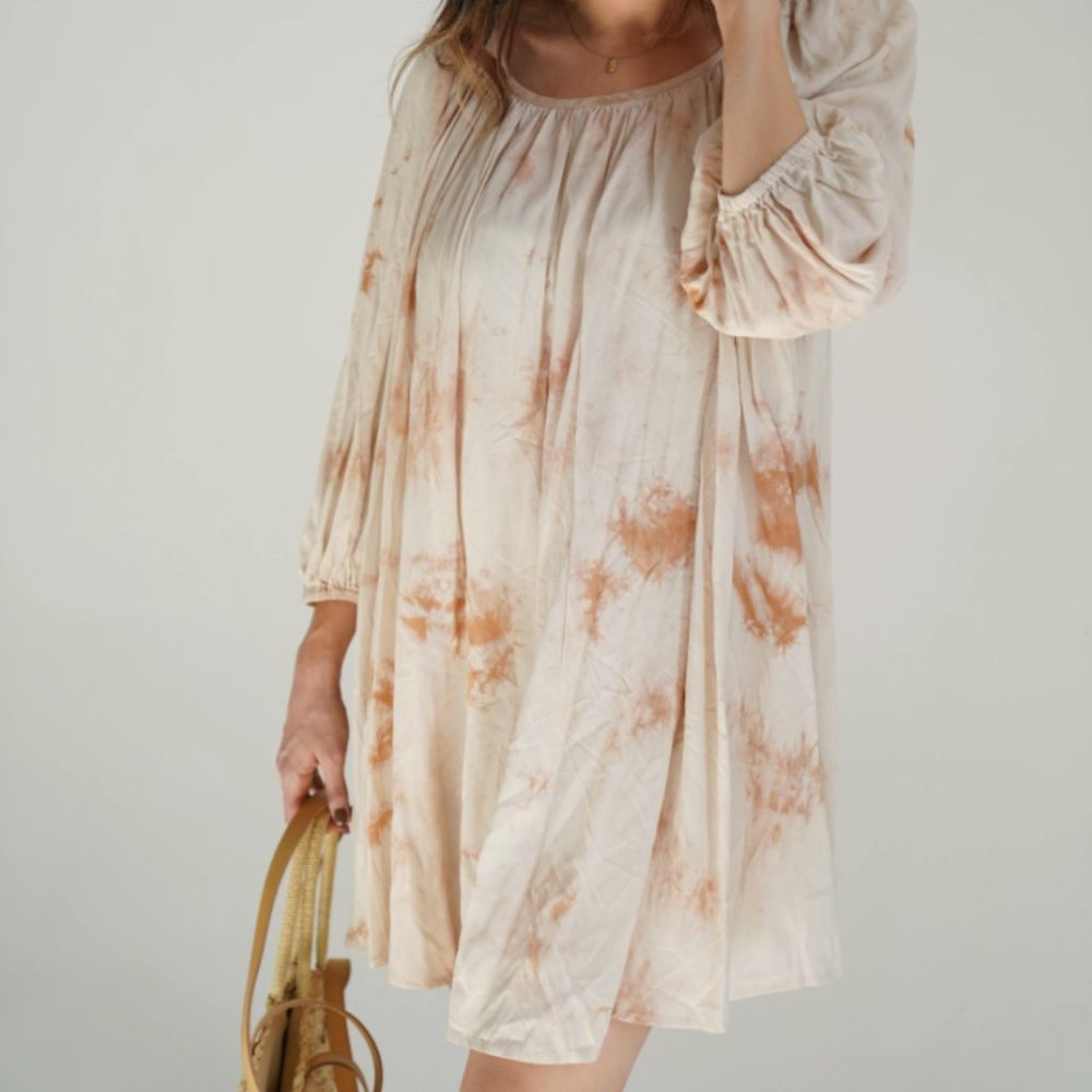 NEW! CJLA Salem Dress, Tie Dye Flowy Boho small